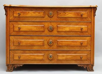 Chest of drawers - ash wood - Altdeutsch - 1870